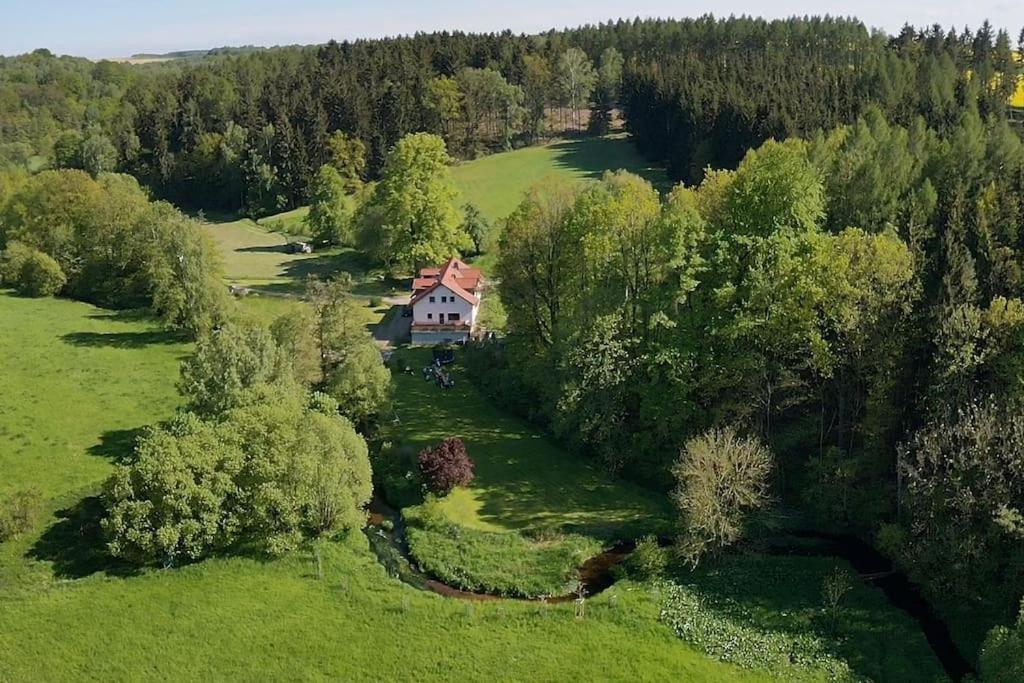 Wald-Apartment Limabach - Oberfrohna Eksteriør billede
