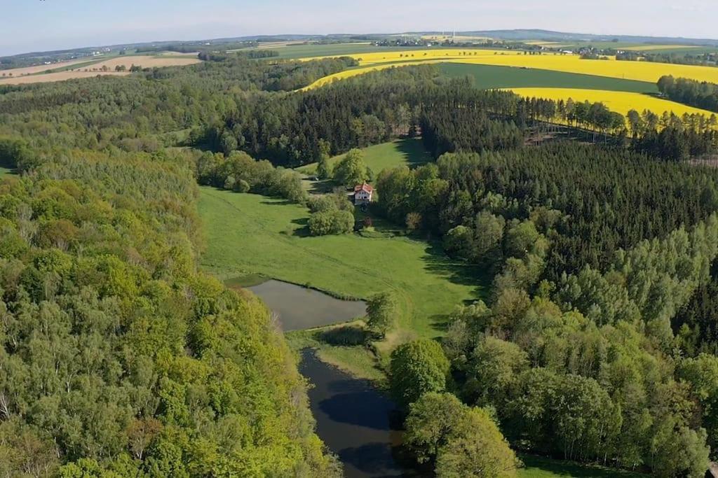 Wald-Apartment Limabach - Oberfrohna Eksteriør billede
