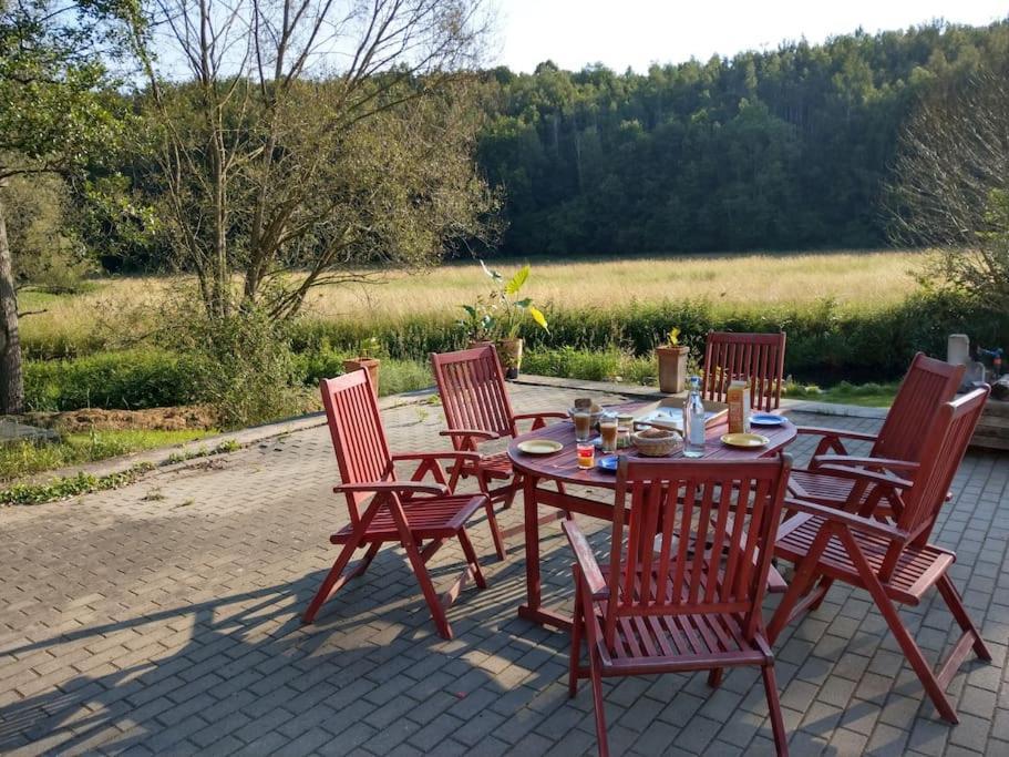 Wald-Apartment Limabach - Oberfrohna Eksteriør billede